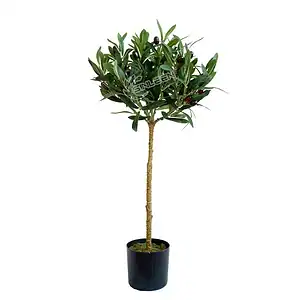 3ft Faux Olive Tree with Lotus shape
