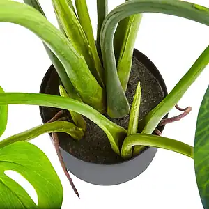 high quality artificial monstera with PU stem (3)