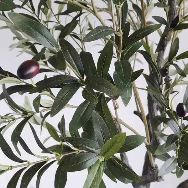 1 artificial olive tree lef detail