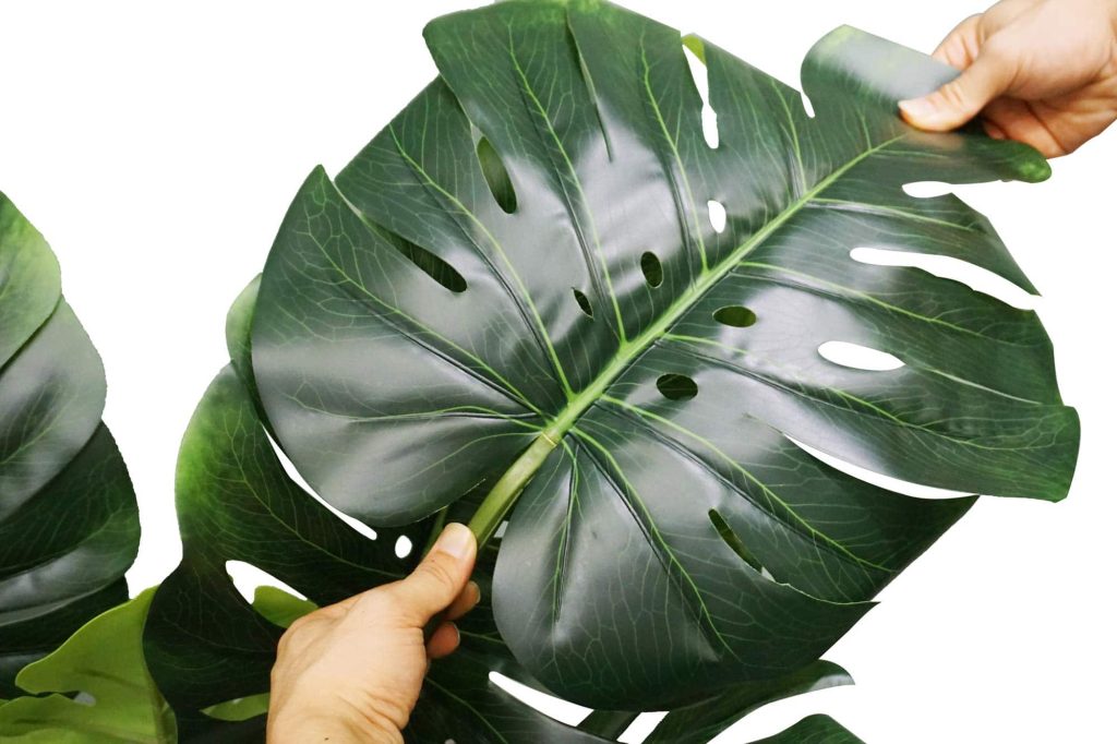 How to shape artificial plants or open leaves ?