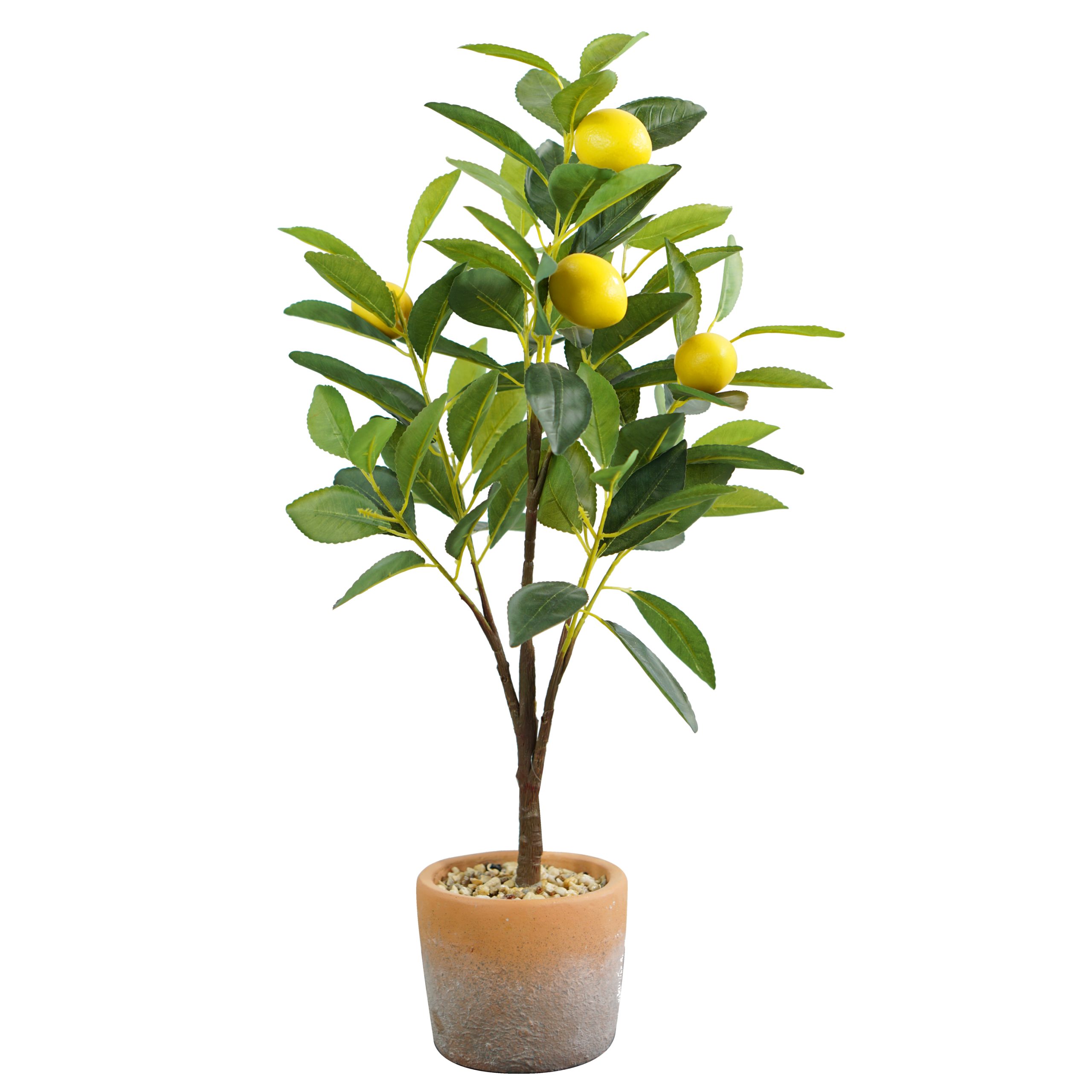 2ft Artificial Lemon Tree in Pot Sinleen Artificial Plants