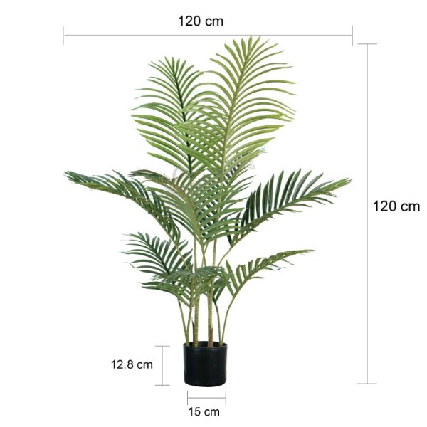 120CM12叶凤尾葵尺寸 artificial palm trees