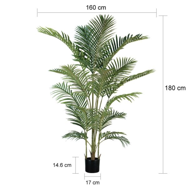 180CM20叶凤尾葵尺寸 artificial palm tree indoor 180cm
