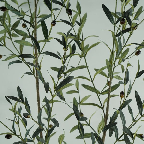 slim artificial olive tree (3) artificial olive tree indoor