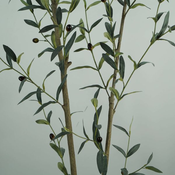 slim artificial olive tree (4) artificial olive tree indoor