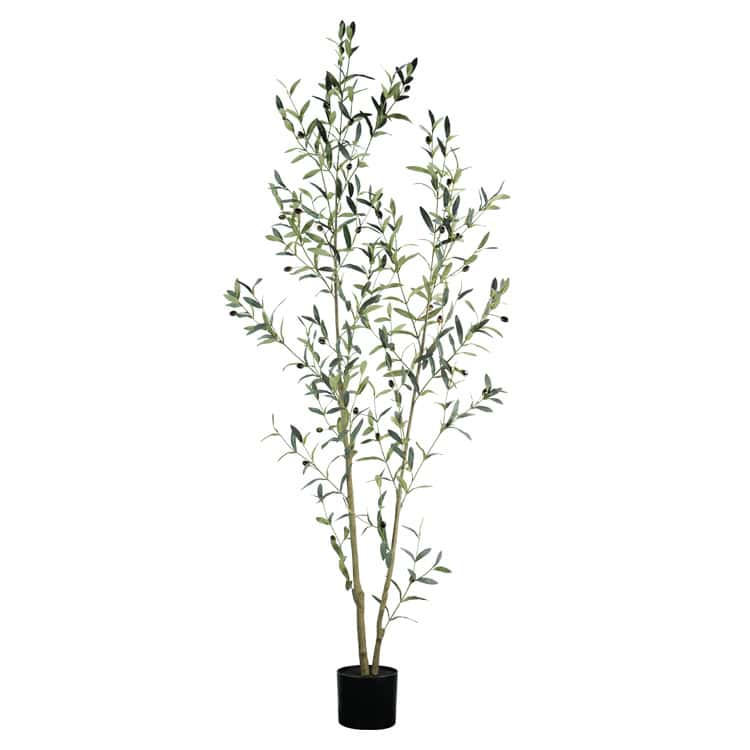 Artificial Olive Tree Indoor Slim Sinleen Artificial Plants