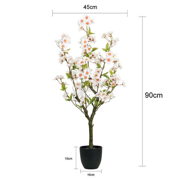 artificial flora cherry blossom tree 90cm size information artificial flora cherry blossom tree 90cm size information