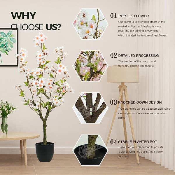 why choose our artificial flora cherry blossom tree 90cm why choose our artificial flora cherry blossom tree 90cm