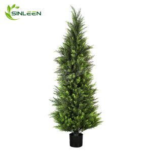 150cm artificial cypress tree UV resistant outdoor plant